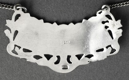 Campari Sterling Silver Wine Label